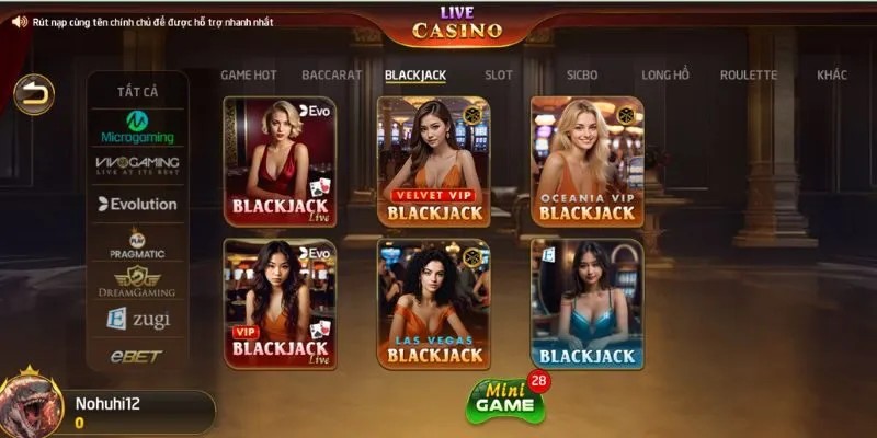 Luật chơi của Blackjack